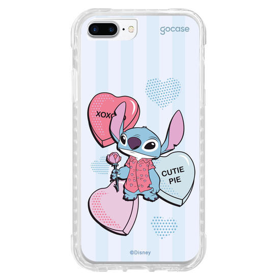 Capinha para celular  Lilo e Stitch - Valentine