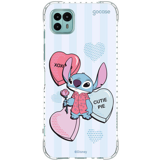 Capinha para celular  Lilo e Stitch - Valentine