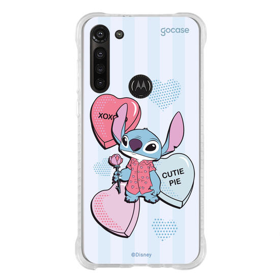 Capinha para celular  Lilo e Stitch - Valentine