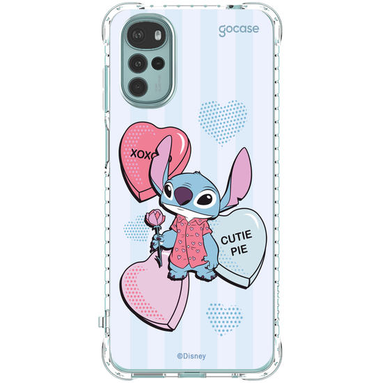 Capinha para celular  Lilo e Stitch - Valentine