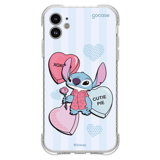 Capinha para celular  Lilo e Stitch - Valentine