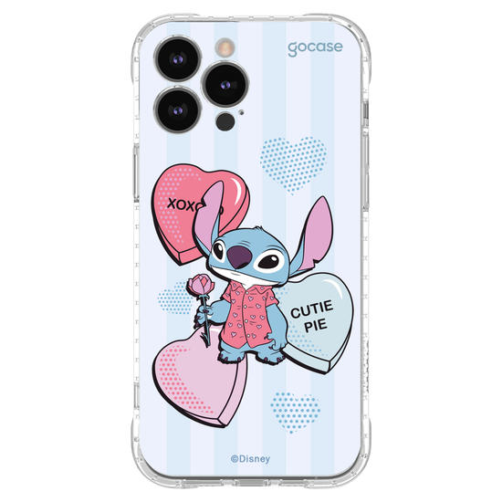 Capinha para celular  Lilo e Stitch - Valentine
