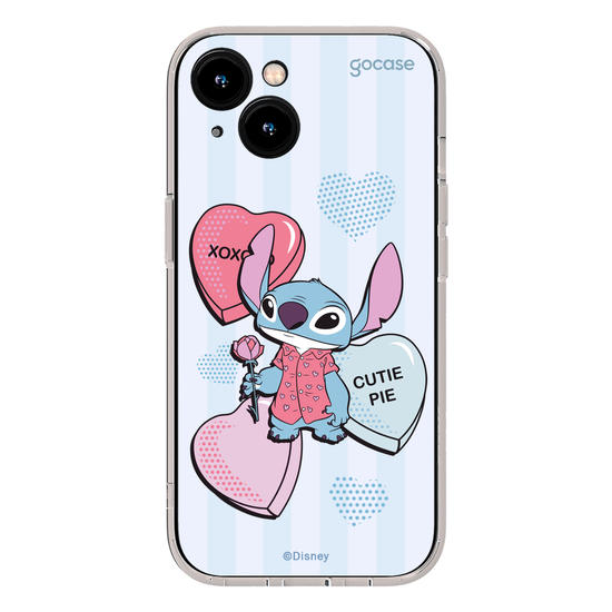 Capinha para celular  Lilo e Stitch - Valentine
