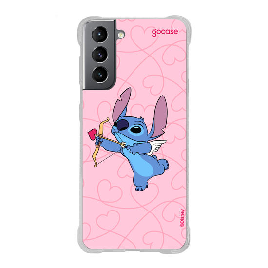 Capinha para celular  Lilo e Stitch - Stitch Cupido
