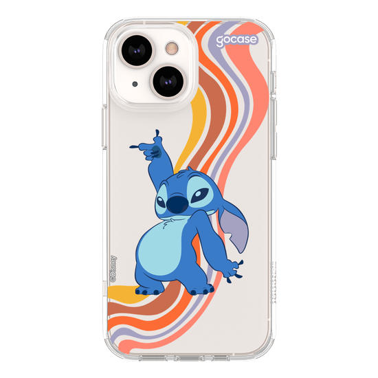 Capinha para celular  Lilo e Stitch - Groovy Wave