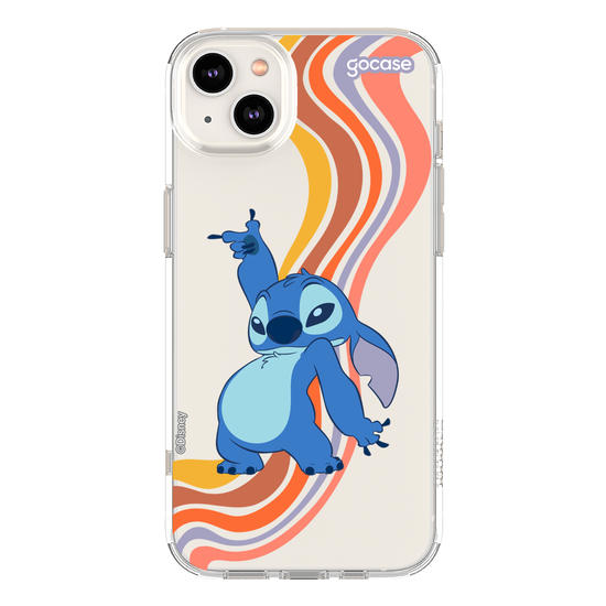 Capinha para celular  Lilo e Stitch - Groovy Wave