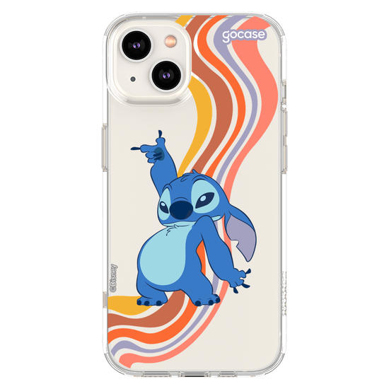 Capinha para celular  Lilo e Stitch - Groovy Wave
