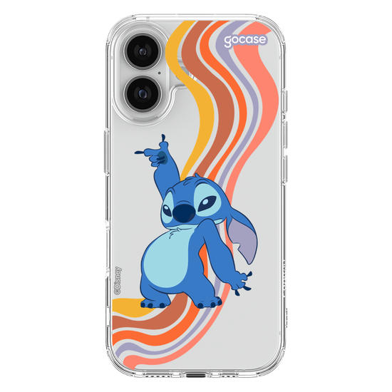 Capinha para celular  Lilo e Stitch - Groovy Wave