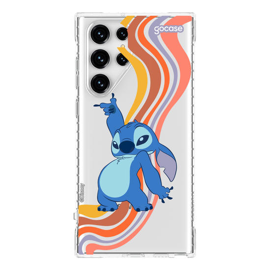Capinha para celular  Lilo e Stitch - Groovy Wave