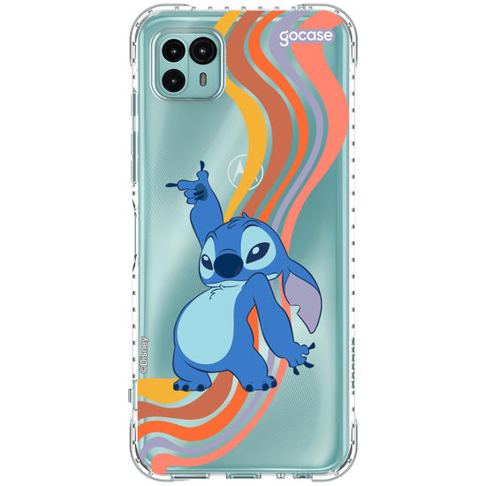 Capinha para celular  Lilo e Stitch - Groovy Wave