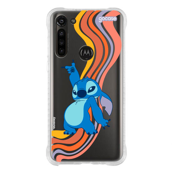 Capinha para celular  Lilo e Stitch - Groovy Wave