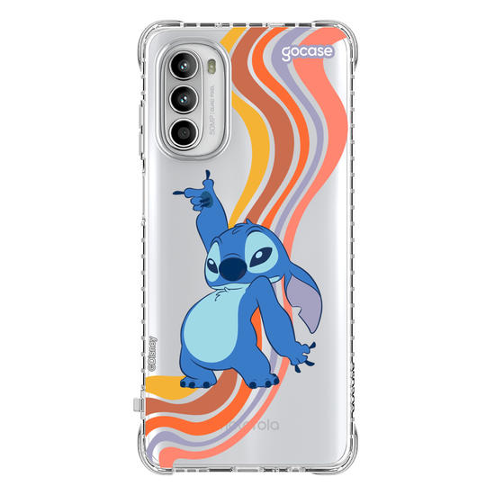 Capinha para celular  Lilo e Stitch - Groovy Wave