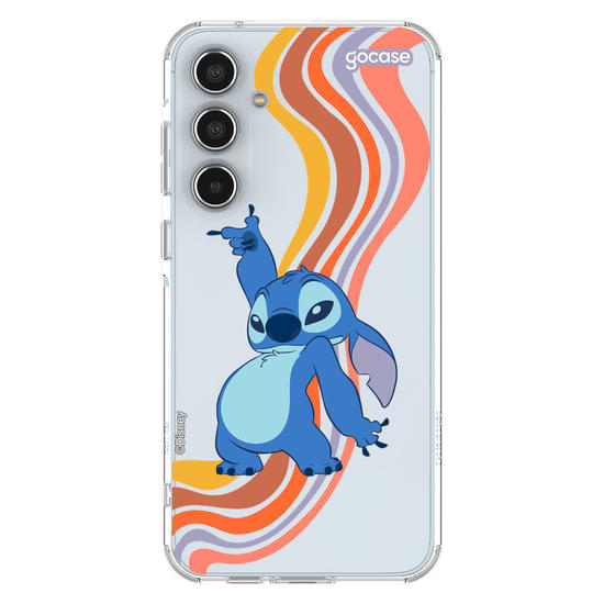 Capinha para celular  Lilo e Stitch - Groovy Wave