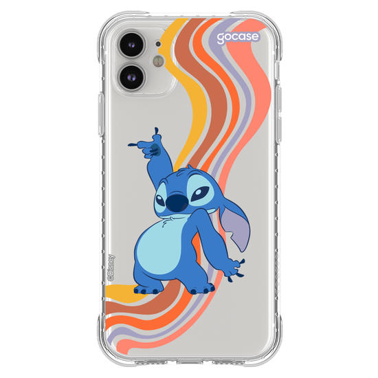 Capinha para celular  Lilo e Stitch - Groovy Wave