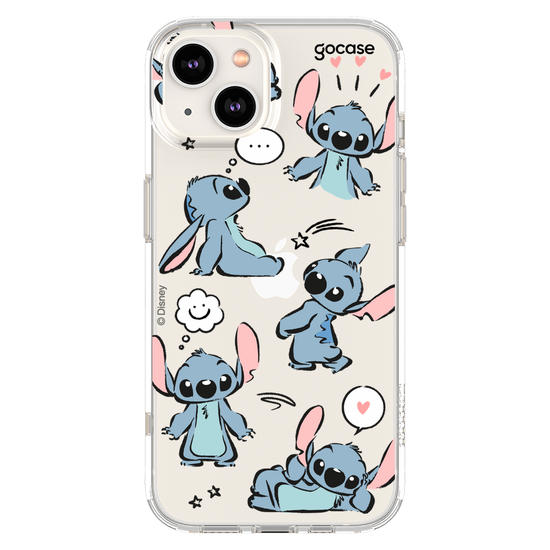 Capinha para celular  Lilo e Stitch - Rabiscos Pattern