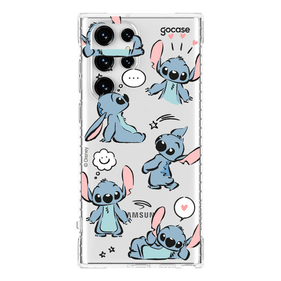 Capinha para celular  Lilo e Stitch - Rabiscos Pattern