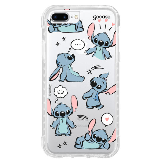 Capinha para celular  Lilo e Stitch - Rabiscos Pattern