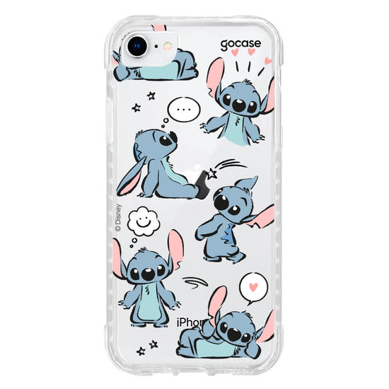 Capinha para celular  Lilo e Stitch - Rabiscos Pattern