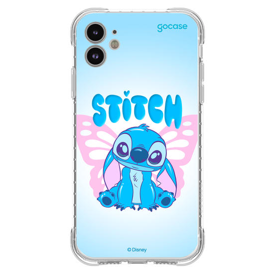 Capinha para celular  Lilo e Stitch - Cute Butterfly