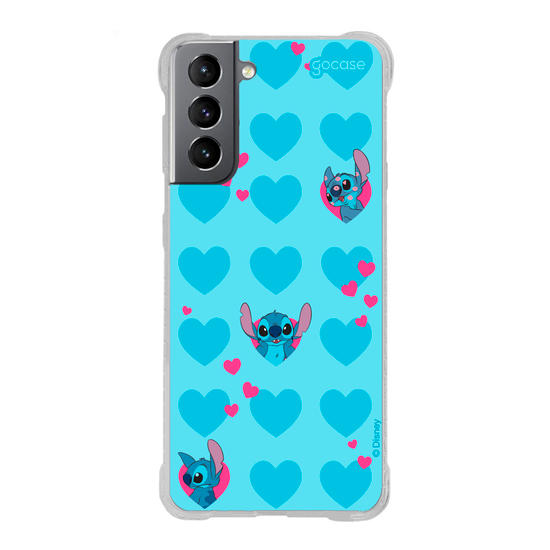 Capinha para celular  Lilo e Stitch - Hearts Of Love