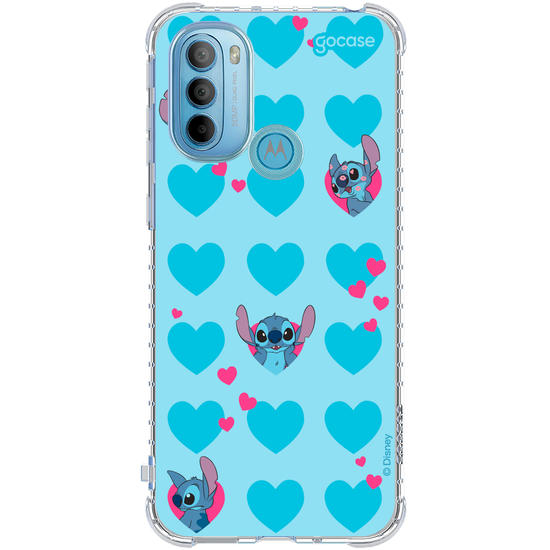 Capinha para celular  Lilo e Stitch - Hearts Of Love