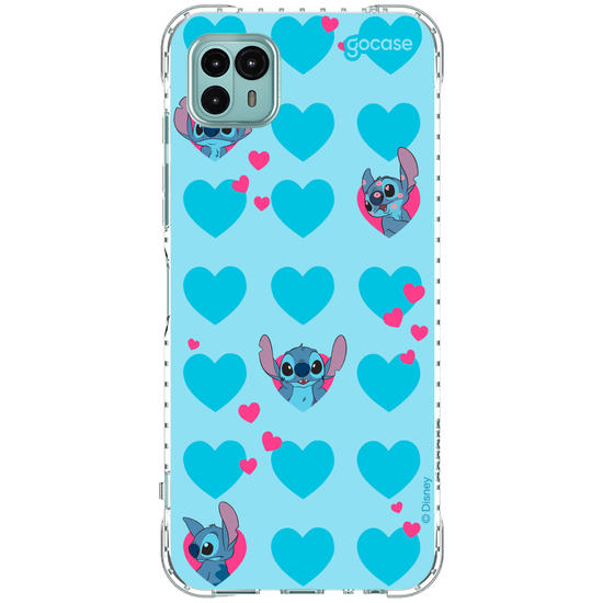 Capinha para celular  Lilo e Stitch - Hearts Of Love
