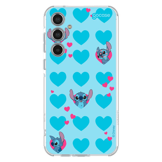 Capinha para celular  Lilo e Stitch - Hearts Of Love