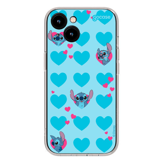 Capinha para celular  Lilo e Stitch - Hearts Of Love