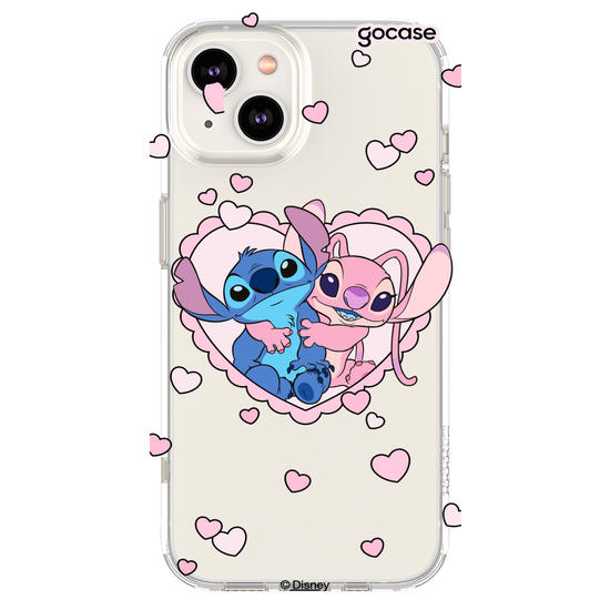 Capinha para celular  Lilo & Stitch - Stitch e Angel - Par Perfeito