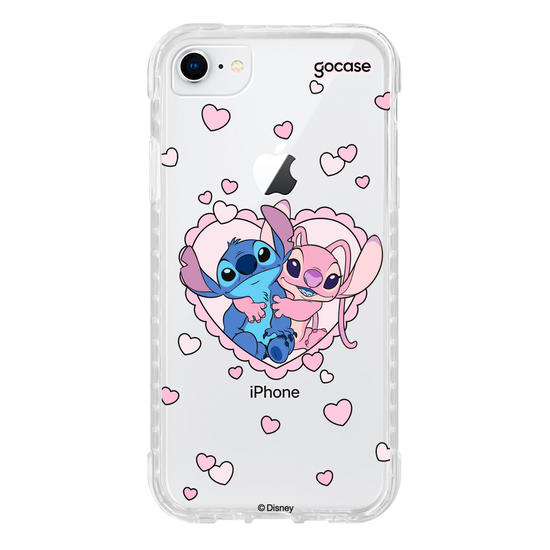 Capinha para celular  Lilo & Stitch - Stitch e Angel - Par Perfeito