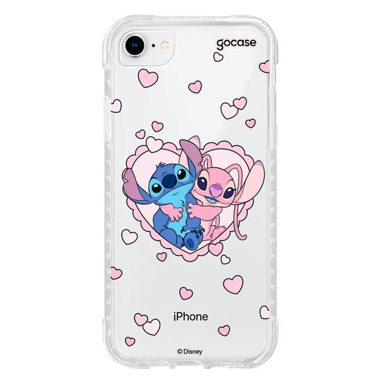 Capinha para celular  Lilo & Stitch - Stitch e Angel - Par Perfeito
