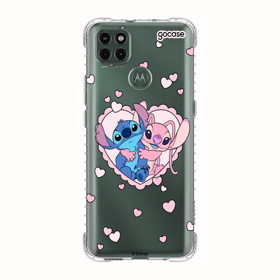 Capinha para celular  Lilo & Stitch - Stitch e Angel - Par Perfeito