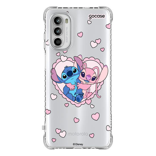 Capinha para celular  Lilo & Stitch - Stitch e Angel - Par Perfeito