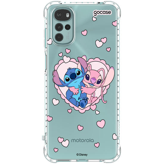 Capinha para celular  Lilo & Stitch - Stitch e Angel - Par Perfeito