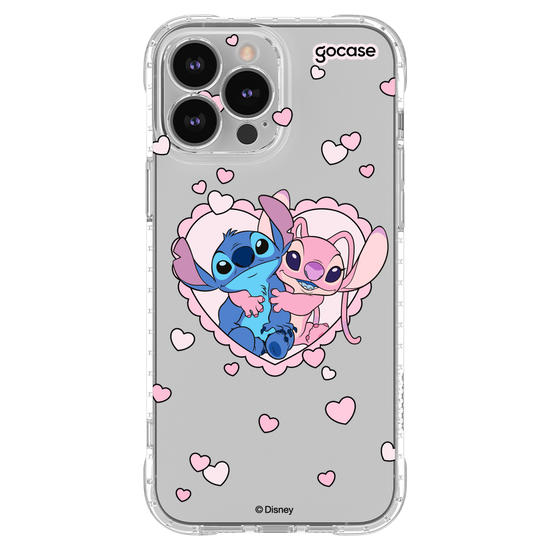 Capinha para celular  Lilo & Stitch - Stitch e Angel - Par Perfeito