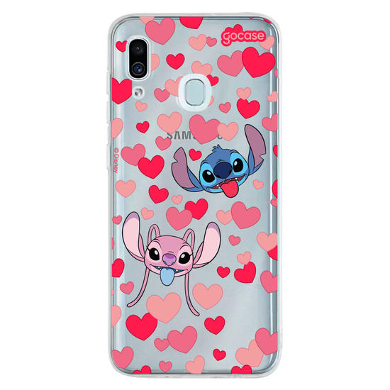  Lilo & Stitch - Pattern de Corações