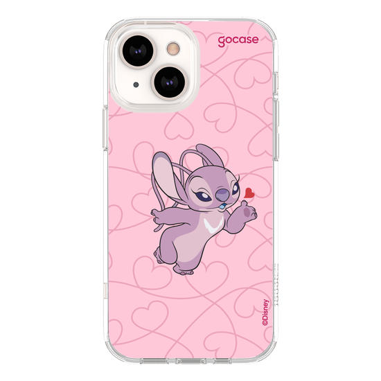 Capinha para celular Lilo e Stitch - Angel Cupido Coração