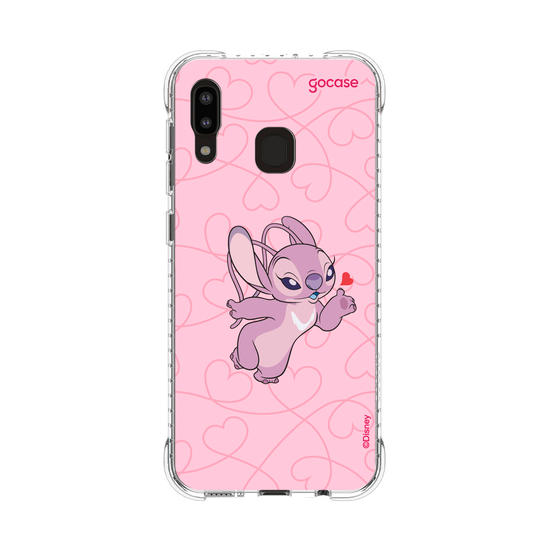 Capinha para celular  Lilo e Stitch - Angel Cupido Coração