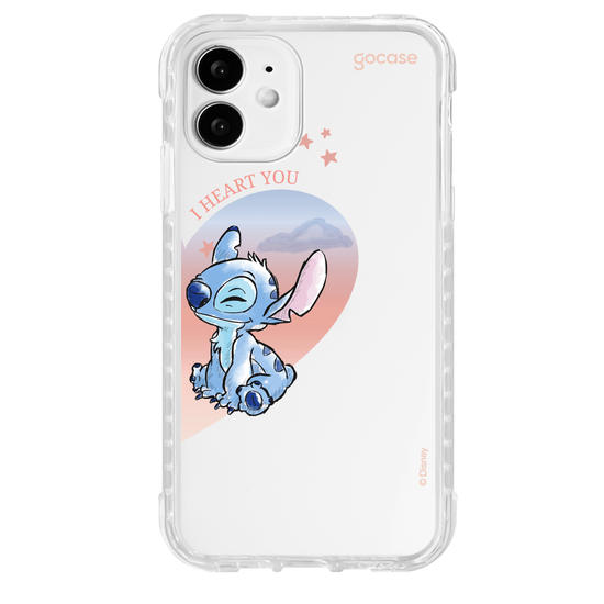 Capinha para celular  Lilo & Stitch - Metadinha Watercolor Love