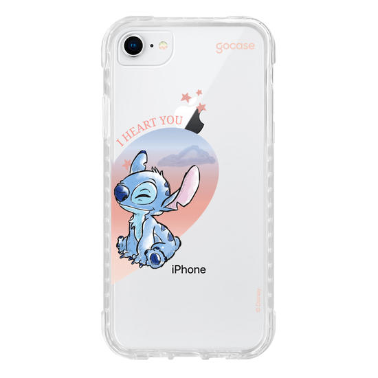 Capinha para celular  Lilo & Stitch - Metadinha Watercolor Love