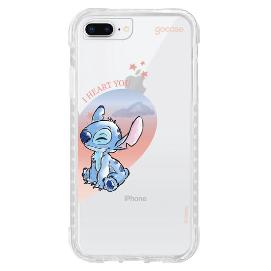 Capinha para celular  Lilo & Stitch - Metadinha Watercolor Love