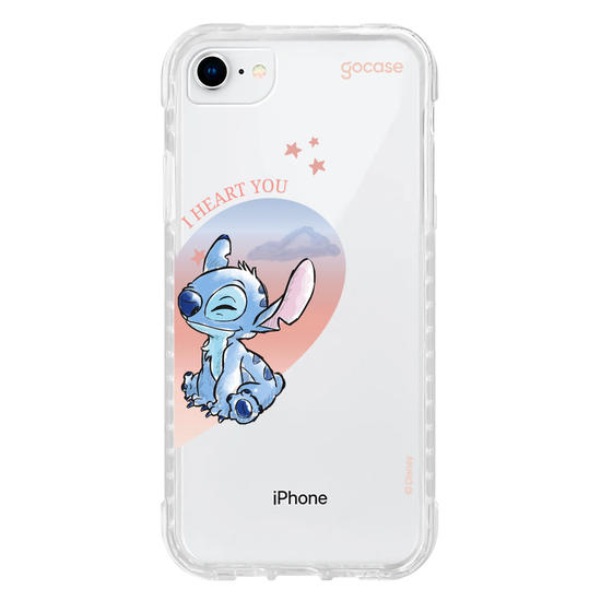 Capinha para celular  Lilo & Stitch - Metadinha Watercolor Love