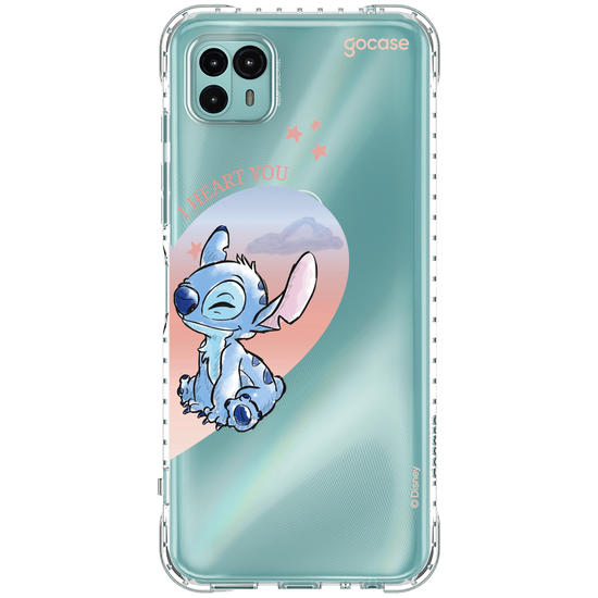 Capinha para celular  Lilo & Stitch - Metadinha Watercolor Love