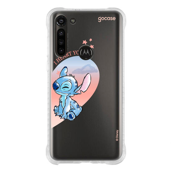 Capinha para celular  Lilo & Stitch - Metadinha Watercolor Love