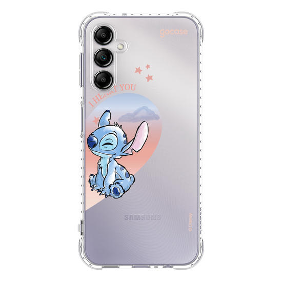 Capinha para celular  Lilo & Stitch - Metadinha Watercolor Love