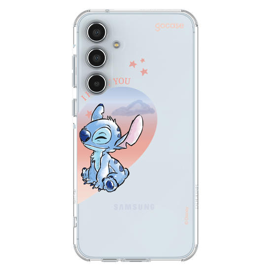 Capinha para celular  Lilo & Stitch - Metadinha Watercolor Love