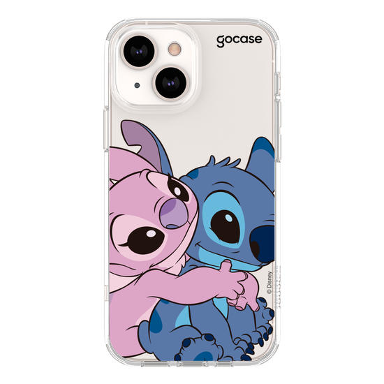 Capinha para celular Lilo & Stitch - Stitch e Angel Abraço