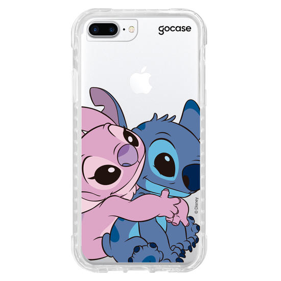 Capinha para celular Lilo & Stitch - Stitch e Angel Abraço