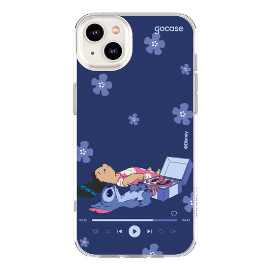 Capinha para celular  Lilo & Stitch - Music Therapy