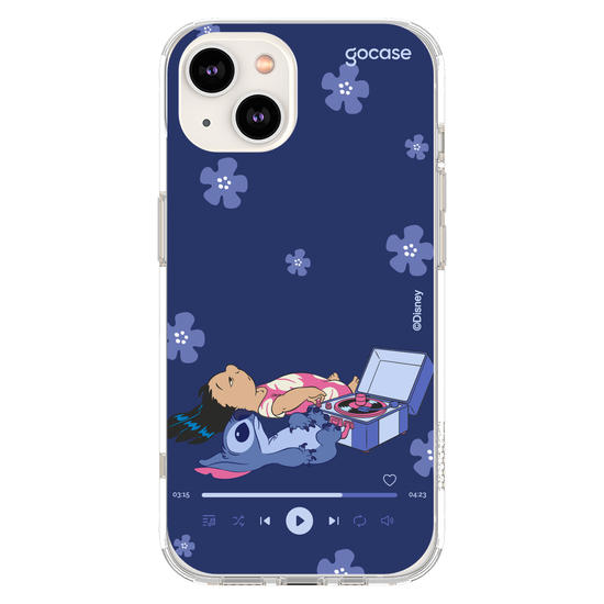 Capinha para celular  Lilo & Stitch - Music Therapy